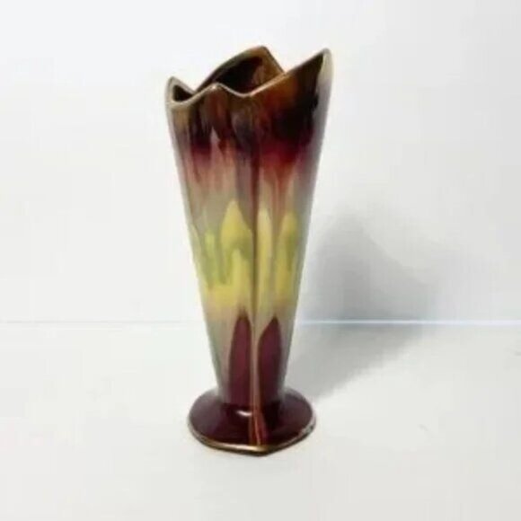 Vintage Bay Keramik Pottery Drip Glaze Vase - Picture 6 of 9